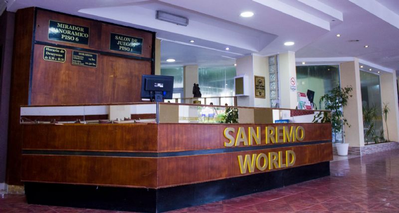 Recepción. de Hotel San Remo World